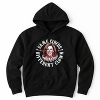 Same Circus Different Clown Funny Kamala Harris Clown Hoodie
