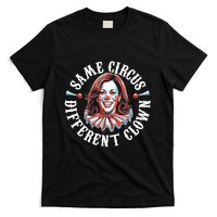 Same Circus Different Clown Funny Kamala Harris Clown T-Shirt