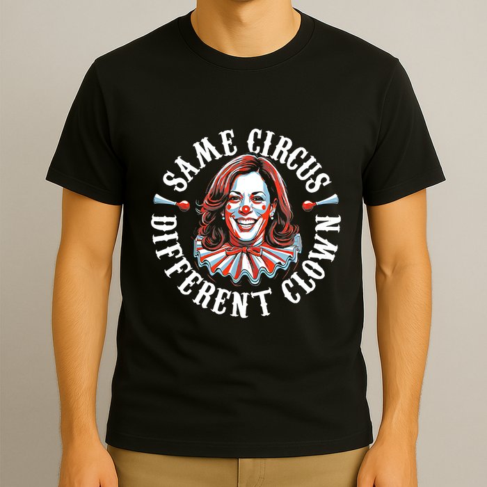 Same Circus Different Clown Funny Kamala Harris Clown T-Shirt