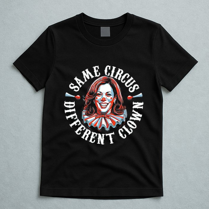 Same Circus Different Clown Funny Kamala Harris Clown T-Shirt