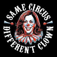 Same Circus Different Clown Funny Kamala Harris Clown Backpack