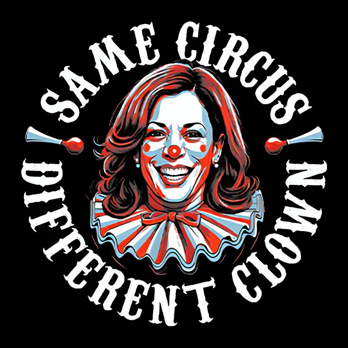 Same Circus Different Clown Funny Kamala Harris Clown Backpack