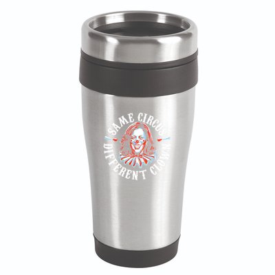 Same Circus Different Clown Funny Kamala Harris Clown 16oz Travel Tumbler