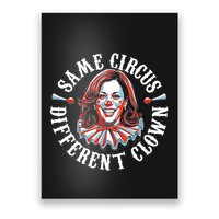 Same Circus Different Clown Funny Kamala Harris Clown Poster