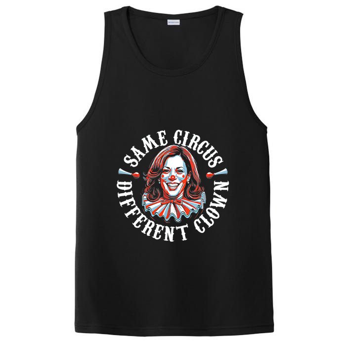 Same Circus Different Clown Funny Kamala Harris Clown PosiCharge Competitor Tank