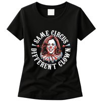 Same Circus Different Clown Funny Kamala Harris Clown Womens T-Shirt