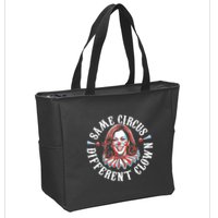 Same Circus Different Clown Funny Kamala Harris Clown Zip Tote Bag