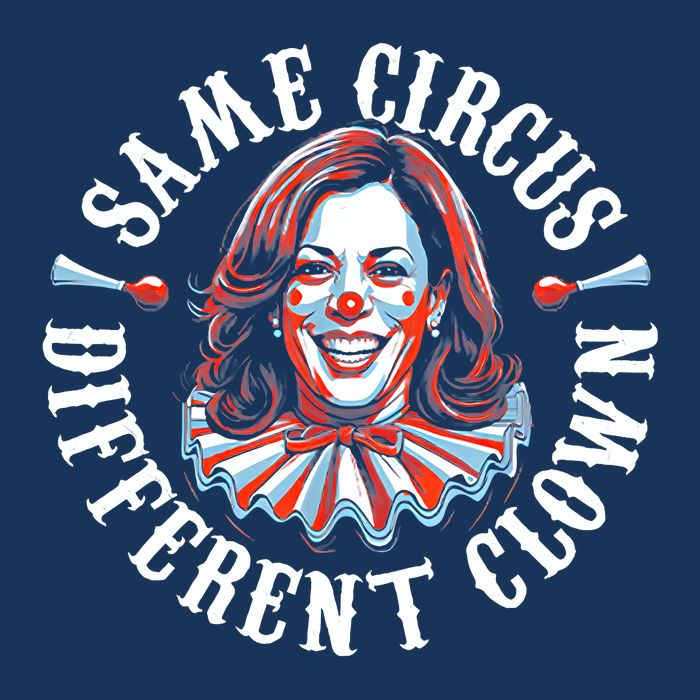 Same Circus Different Clown Funny Kamala Harris Clown Infant Baby Jersey Bodysuit