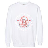 Same Circus Different Clown Funny Kamala Harris Clown Garment-Dyed Sweatshirt