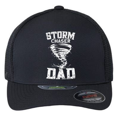 Storm Chaser Dad Flexfit Unipanel Trucker Cap