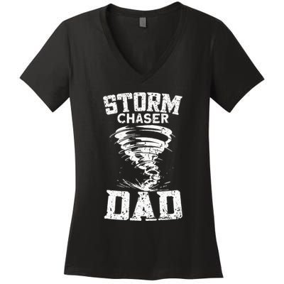 Storm Chaser Dad Women's V-Neck T-Shirt