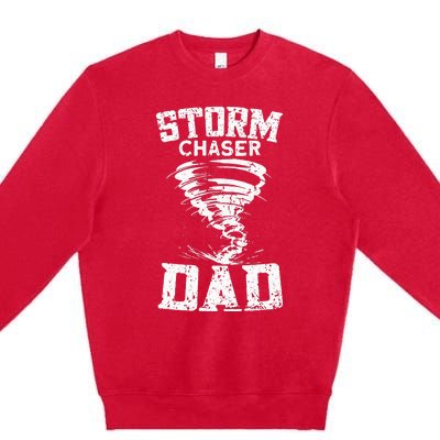 Storm Chaser Dad Premium Crewneck Sweatshirt