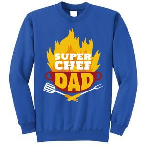 Super Chef Dad Cooking With Fire Gift Sweatshirt