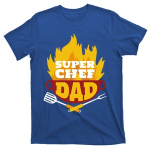 Super Chef Dad Cooking With Fire Gift T-Shirt