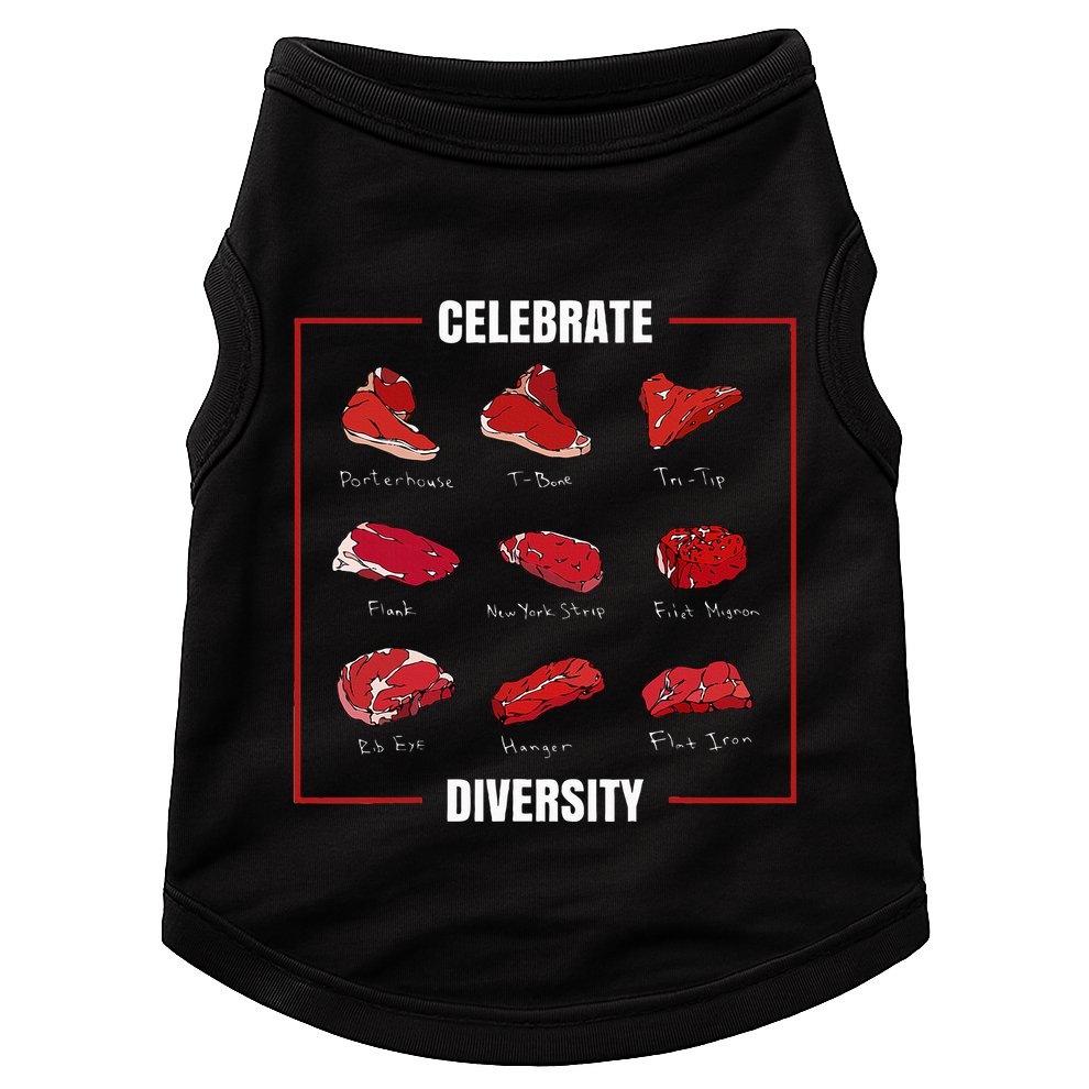 Steak Celebrate Diversity Types Of Steak Lovers Doggie Tank
