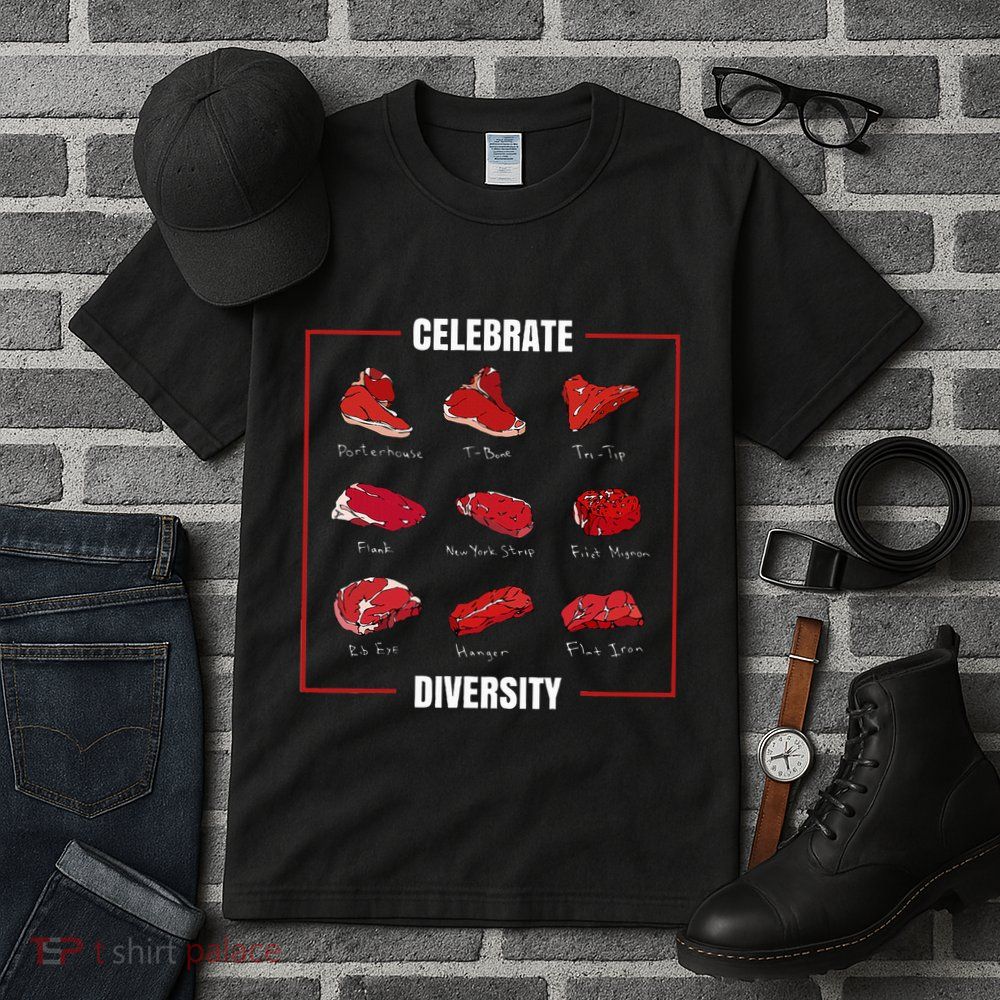 Steak Celebrate Diversity Types Of Steak Lovers Tall T-Shirt
