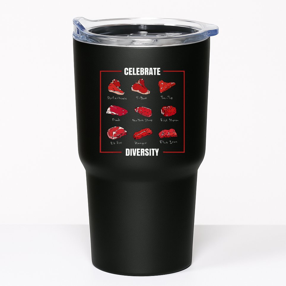 Steak Celebrate Diversity Types Of Steak Lovers Tumbler