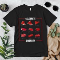 Steak Celebrate Diversity Types Of Steak Lovers Premium T-Shirt