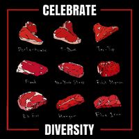 Steak Celebrate Diversity Types Of Steak Lovers Premium T-Shirt