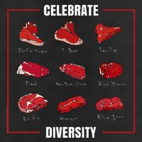 Steak Celebrate Diversity Types Of Steak Lovers Golf Towel