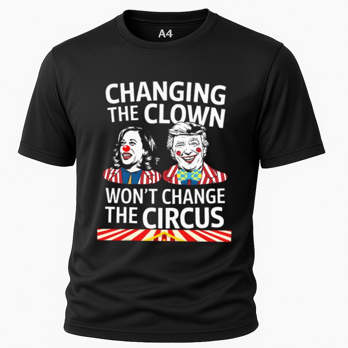 Same Circus Different Clown Political Kamala And Trump Cooling Performance Crew T-Shirt