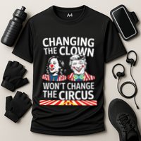 Same Circus Different Clown Political Kamala And Trump Cooling Performance Crew T-Shirt