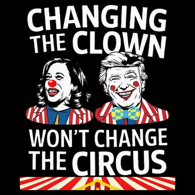 Same Circus Different Clown Political Kamala And Trump T-Shirt