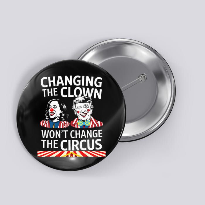 Same Circus Different Clown Political Kamala And Trump Button