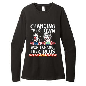 Same Circus Different Clown Political Kamala And Trump Womens CVC Long Sleeve Shirt