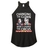 Same Circus Different Clown Political Kamala And Trump Women's Perfect Tri Rocker Tank