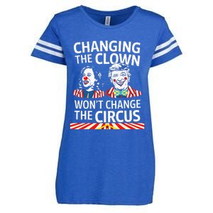 Same Circus Different Clown Political Kamala And Trump Enza Ladies Jersey Football T-Shirt