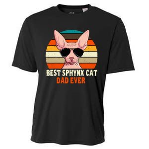 Sphynx Cat Dad Owner Breeder Hairless Pet Lover Father's Day Cooling Performance Crew T-Shirt