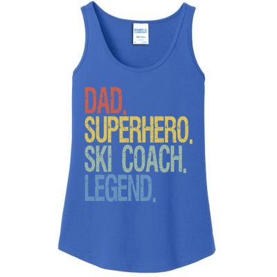 Ski Coach Dad Gift Ladies Essential Tank