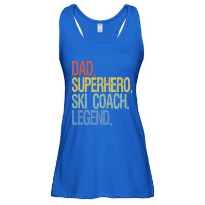 Ski Coach Dad Gift Ladies Essential Flowy Tank