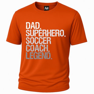 Soccer Coach Dad Cooling Performance Crew T-Shirt