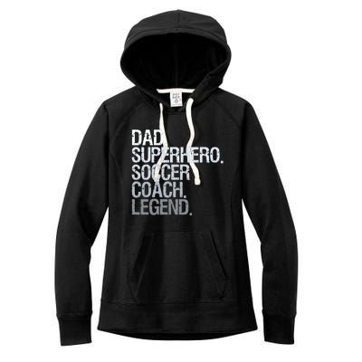 Soccer Coach Dad Women's Fleece Hoodie