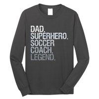 Soccer Coach Dad Long Sleeve Shirt