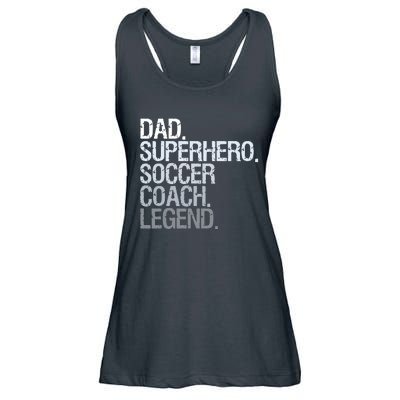 Soccer Coach Dad Ladies Essential Flowy Tank