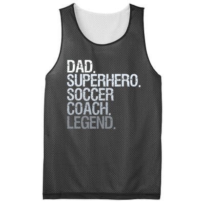 Soccer Coach Dad Mesh Reversible Basketball Jersey Tank