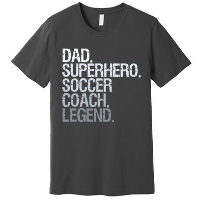 Soccer Coach Dad Premium T-Shirt