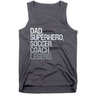 Soccer Coach Dad Tank Top