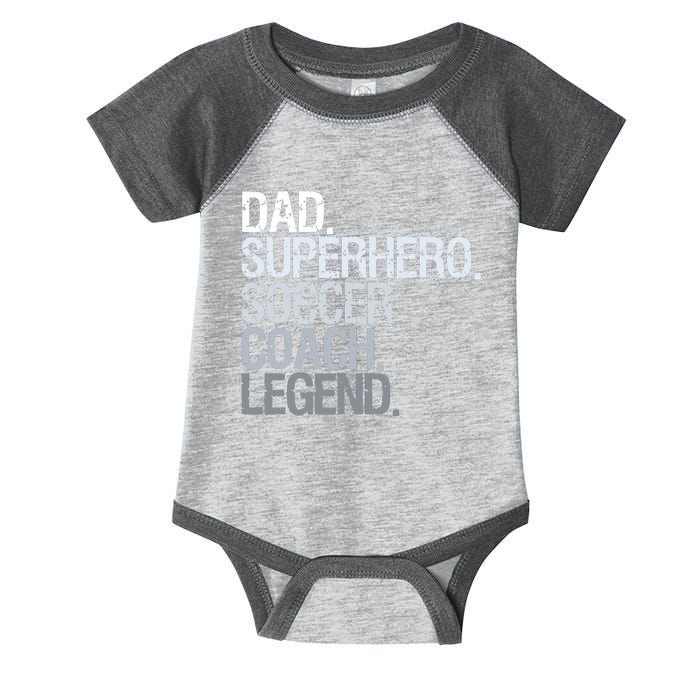 Soccer Coach Dad Infant Baby Jersey Bodysuit