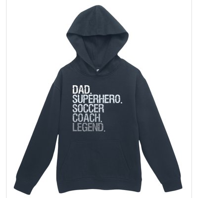 Soccer Coach Dad Urban Pullover Hoodie