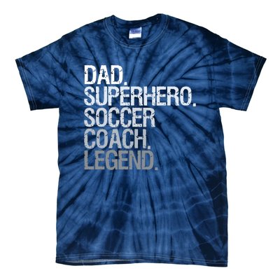 Soccer Coach Dad Tie-Dye T-Shirt