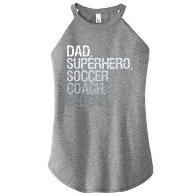 Soccer Coach Dad Women's Perfect Tri Rocker Tank