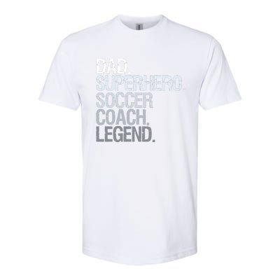 Soccer Coach Dad Softstyle CVC T-Shirt