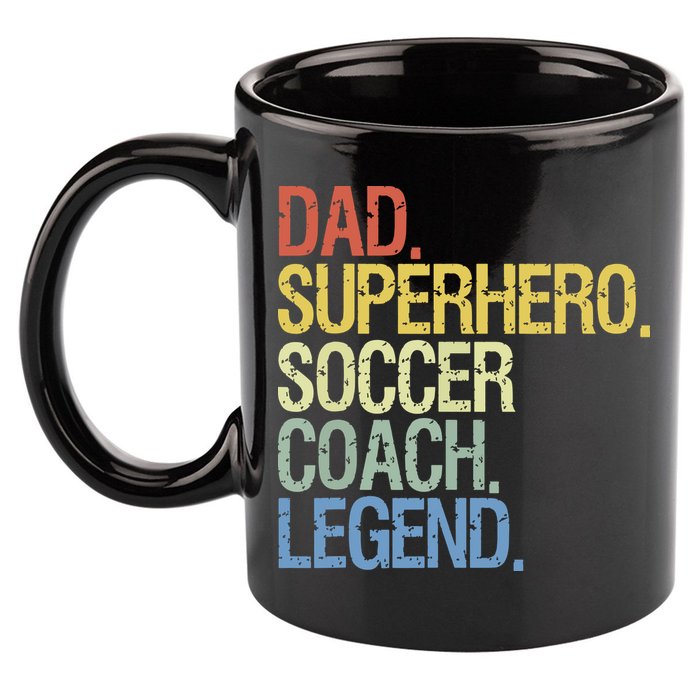Soccer Coach Dad 11oz C Handle Ceramic Mug