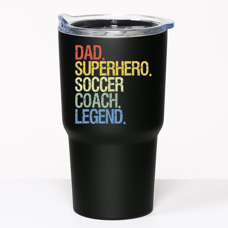 Soccer Coach Dad Tumbler