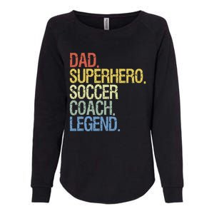 Soccer Coach Dad Womens California Wash Sweatshirt