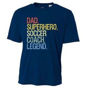 Soccer Coach Dad Cooling Performance Crew T-Shirt